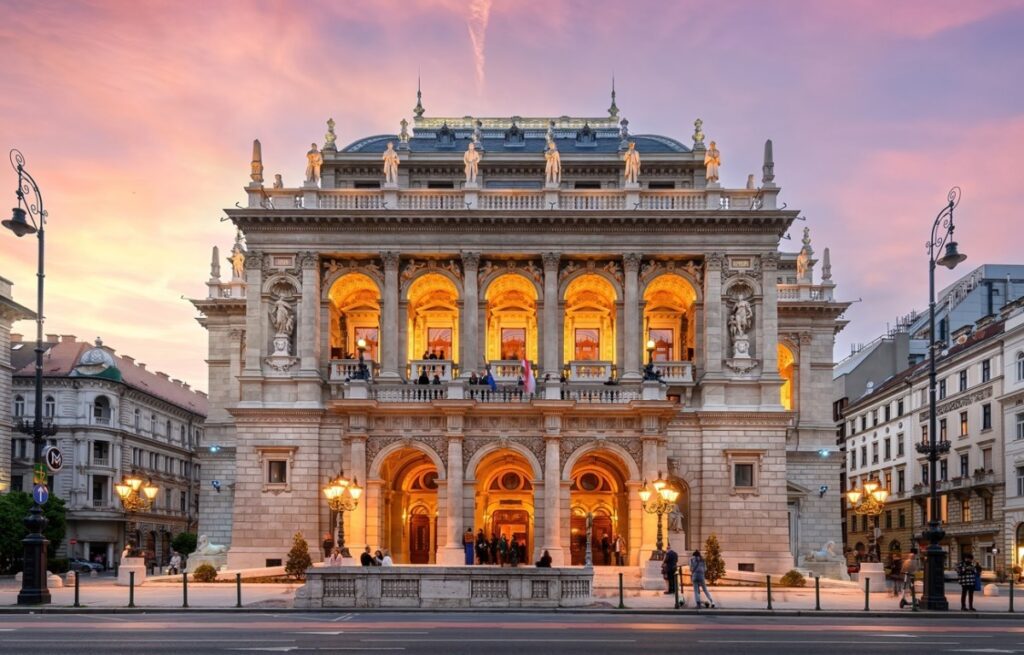 One of the most beautiful theaters of the world hungarian opera house