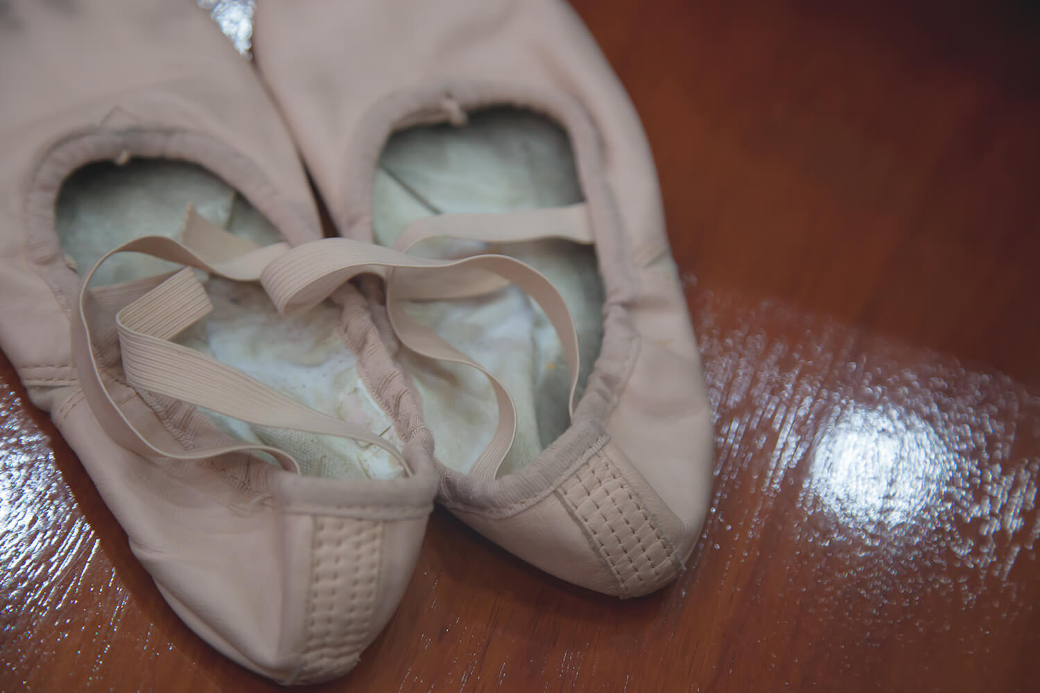 washing ballet shoes